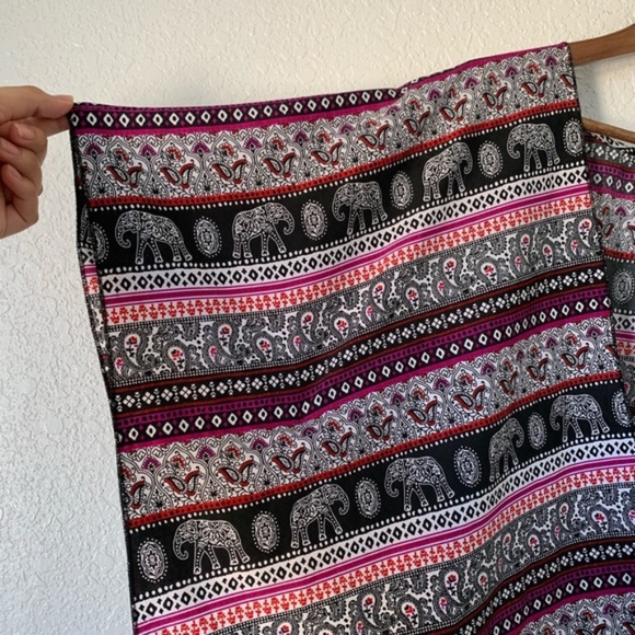 LIVE 4 TRUTH open cardigan high low kimono size large dolman short sleeves - Picture 10 of 15